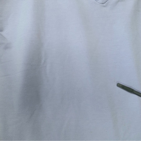 Three Dots Recycled Terry V-Neck Pullover Sweater Womens L Purple 3/4 Sleeve - Picture 9 of 10